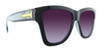 Luna - Polarized Classic Fashion Black with Charcoal (Smoked)