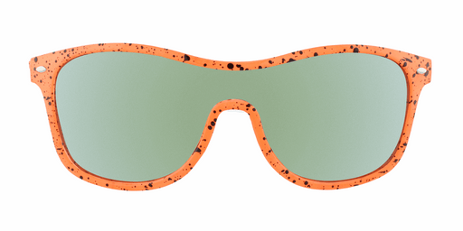Player - Single Lens Retro Orange & Black (Gold Mirror)