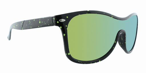 Player - Single Lens Retro Black & Yellow (Gold Mirror)
