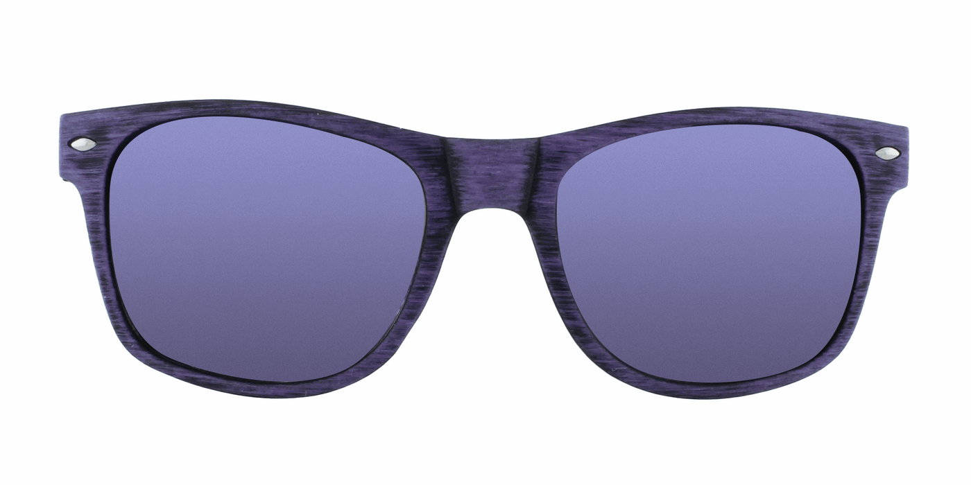 Larson - Wood Look Retro Purple Brushed (Blue Mirror)