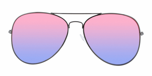 Sunset | PETITE - Classic Aviator Graphite (Rose/Sapphire)