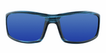 Backyard - Polarized Colorful Sports Wrap Blue Translucent (Ice Blue Mirror)