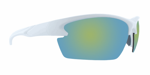Two-Stroke - Polarized Classic Sports Blade White (Gold Mirror)