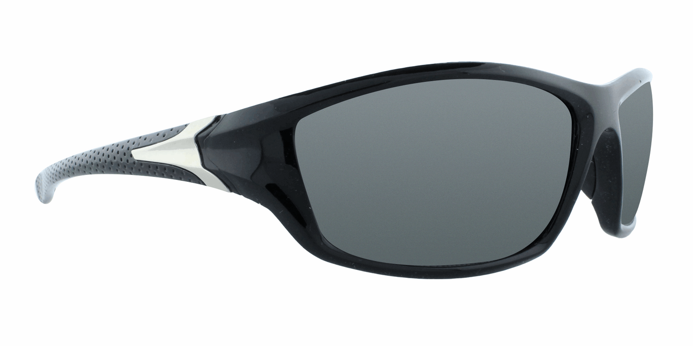 Dustin - Sports Wrap Black & Silver (Smoked)