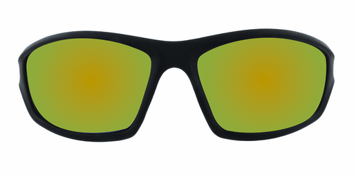 Dustin - Sports Wrap Black & Silver (Sunburst Mirror)