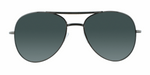 Fuselage - Polarized Full-Size Aviator Gunmetal (Smoked)