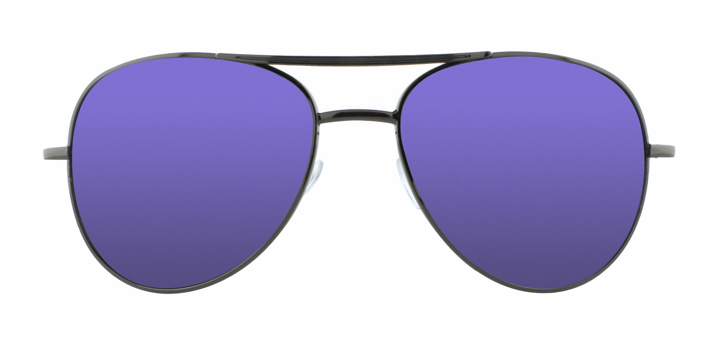 Fuselage - Polarized Full-Size Aviator Gunmetal (Ice Blue Mirror)