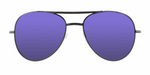 Fuselage - Polarized Full-Size Aviator Gunmetal (Ice Blue Mirror)