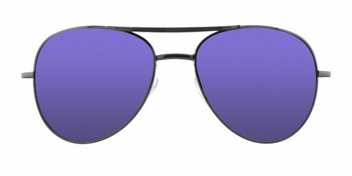 Fuselage - Polarized Full-Size Aviator Gunmetal (Ice Blue Mirror)
