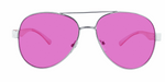 Solace - Polarized Fashion Aviator Pink Matte Finish (Baby Pink)