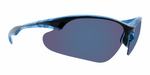 Valance -  Colorful Sports Blade Black & Blue Translucent (Ice Blue Mirror)