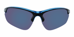 Valance -  Colorful Sports Blade Black & Blue Translucent (Ice Blue Mirror)
