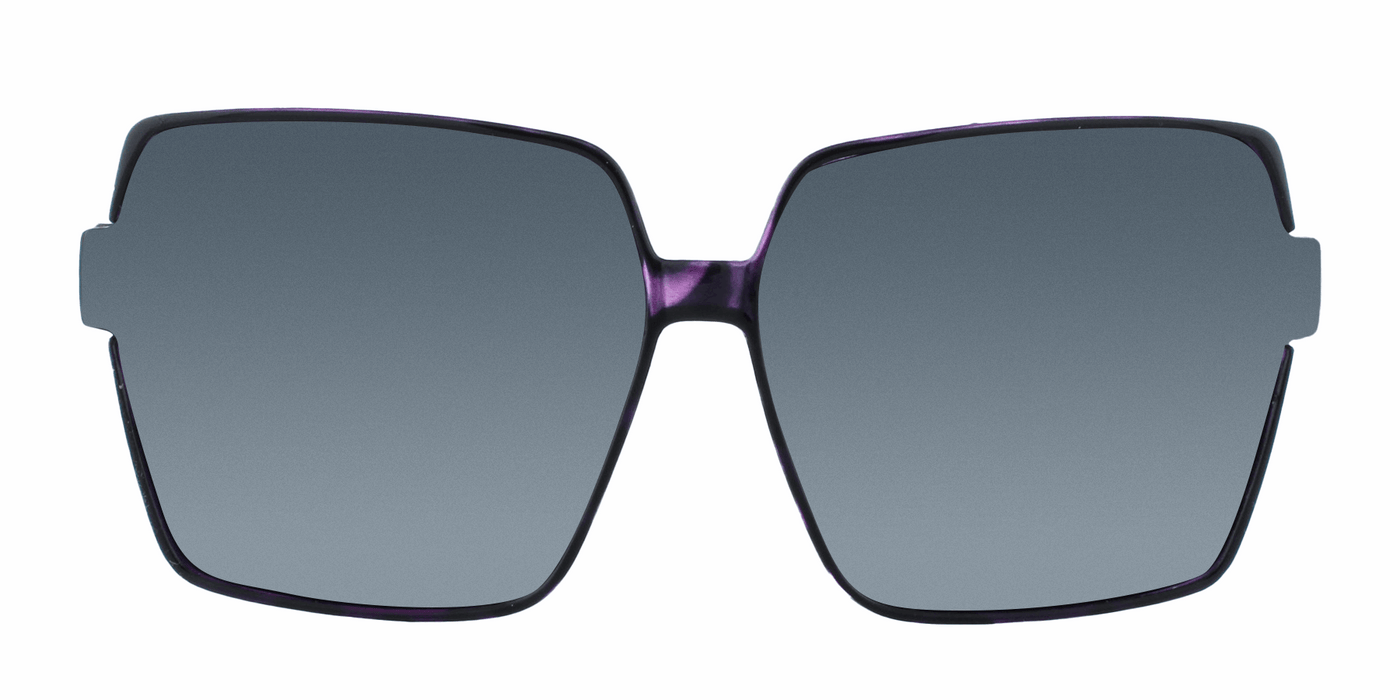 Stella - Oversized Fashion Purple Demi (Smoked)