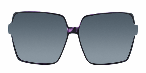 Stella - Oversized Fashion Purple Demi (Smoked)