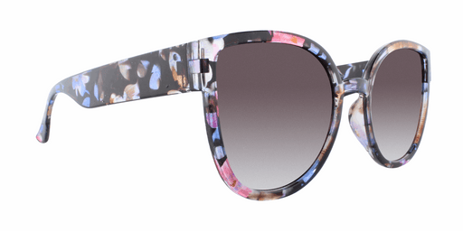 Flora - Translucent Demi Fashion Blue and Pink (Smoked)
