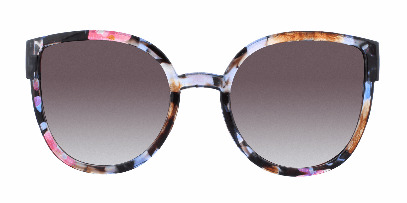 Flora - Translucent Demi Fashion Blue and Pink (Smoked)