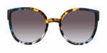 Flora - Polarized Translucent Demi Fashion Blue and Amber (Smoked)