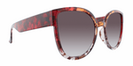 Flora - Polarized Translucent Demi Fashion Red and Amber (Smoked)
