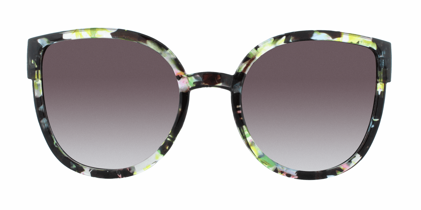 Flora - Polarized Translucent Demi Fashion Green and Pink (Smoked)