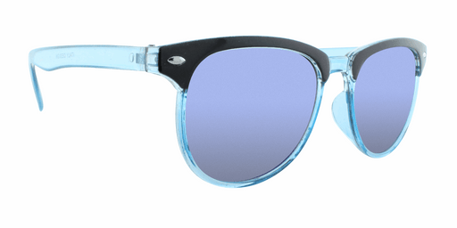 Eclectic - Classic Retro Black with Translucent Blue (Blue Mirror)