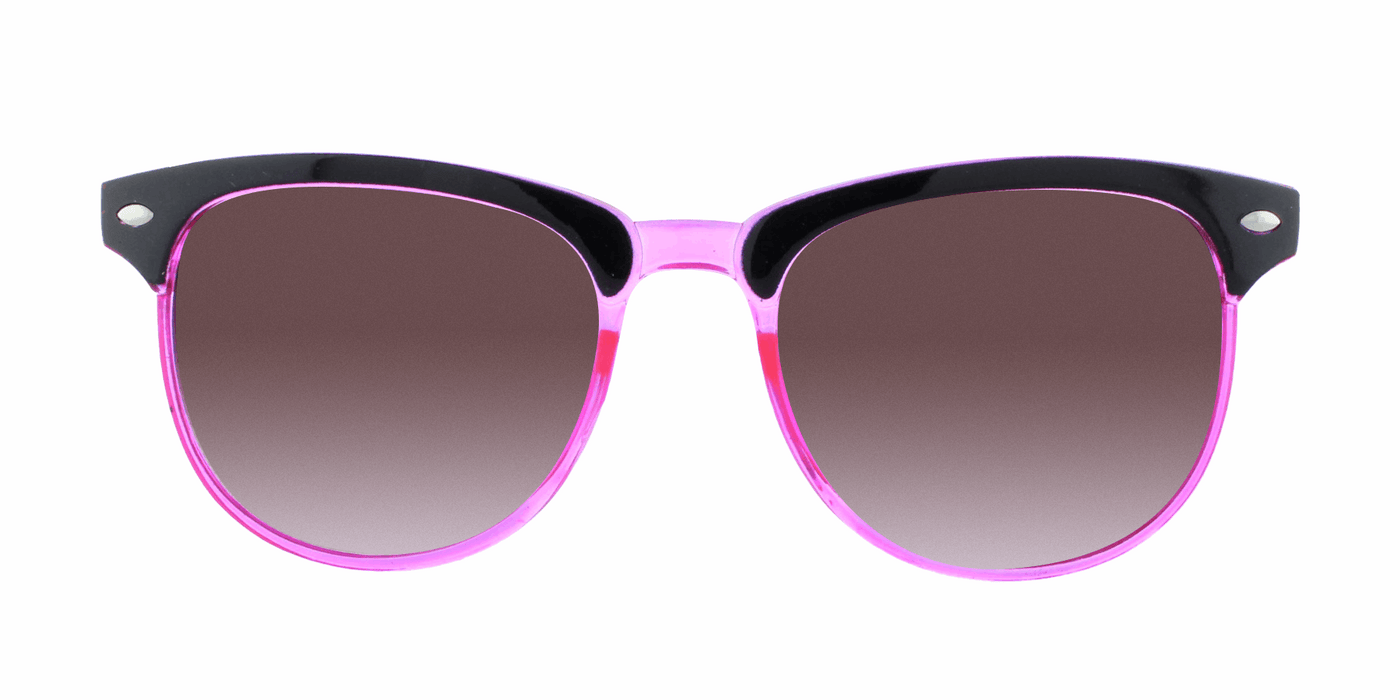 Eclectic - Classic Retro Black with Translucent Pink (Smoked)