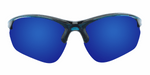 Valance -  Colorful Sports Blade Blue with Charcoal Translucent (Blue Mirror)