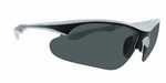 Valance - Polarized Colorful Sports Blade White (Smoked)