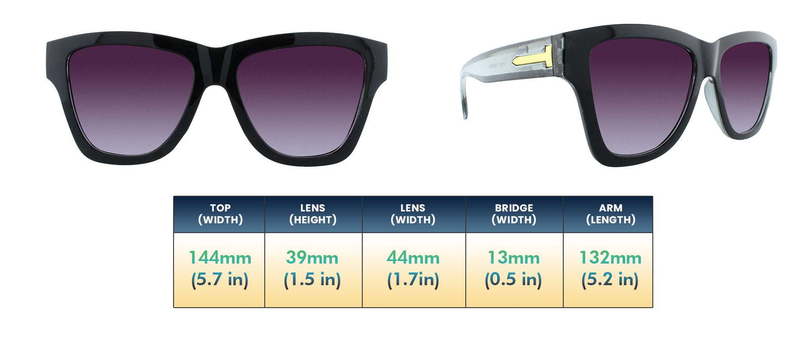 Luna - Polarized Classic Fashion Lilac Demi (Smoked)