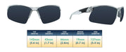 No-Hitter - Polarized Sports Blade Charcoal Translucent (Smoked)