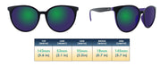 Paige - Polarized Classic Fashion Black/Pink (Pink Mirror)