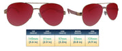 Solace - Polarized Fashion Aviator Purple Matte Finish (Purple Mirror)