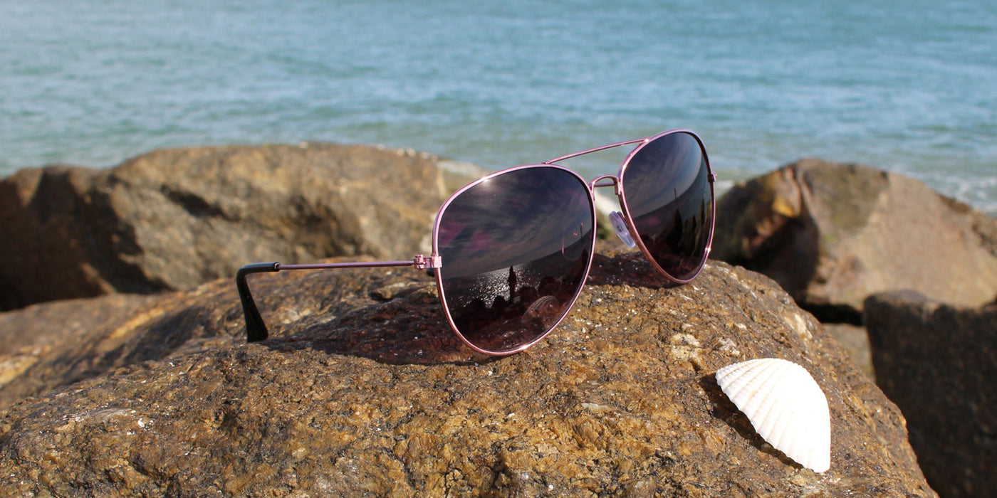 Sunset | PETITE - Classic Aviator Purple (Smoked)