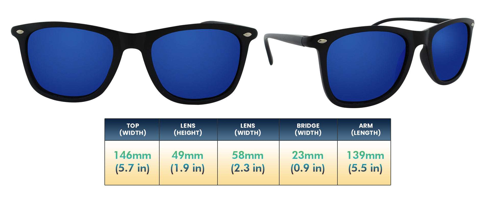 Throwback - Polarized Classic Standard Spring Hinge Black Demi Iced (Dark Smoked)