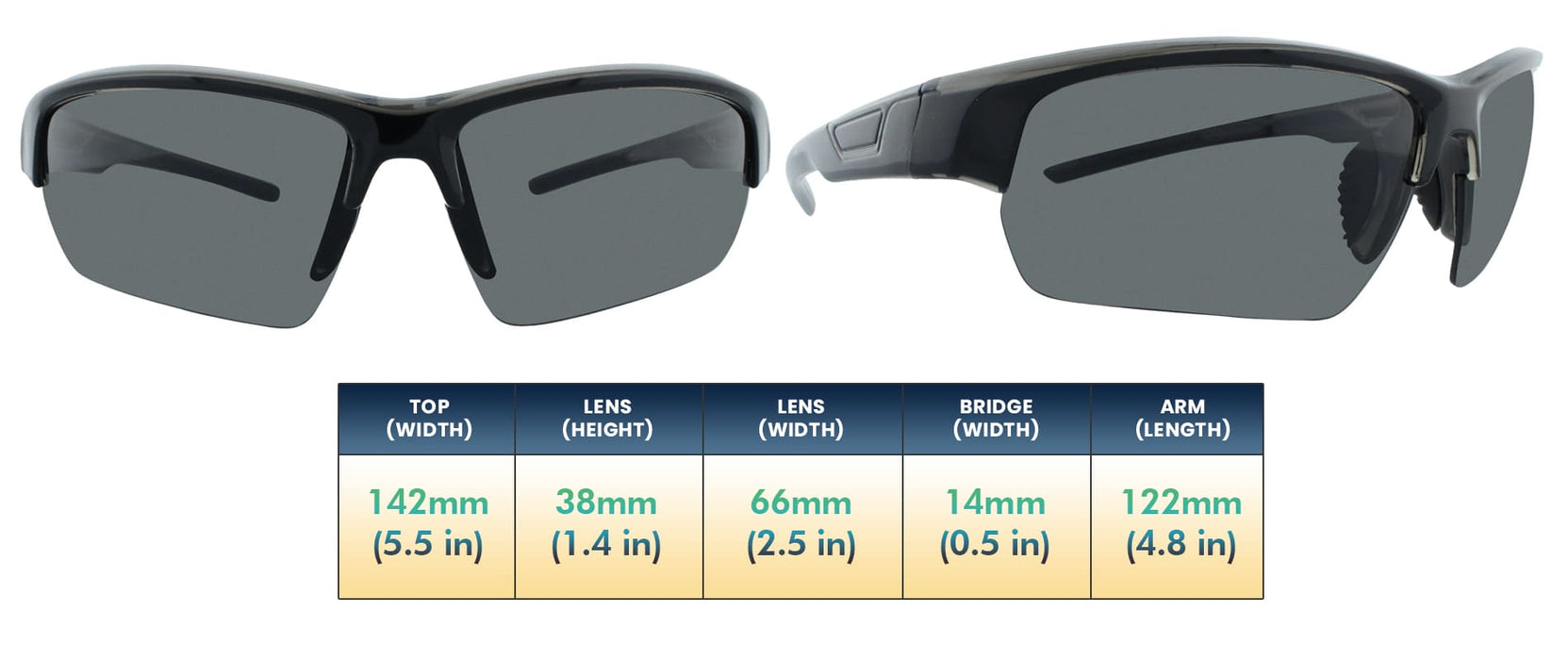 Tanner - Colorful Sports Half-Rim