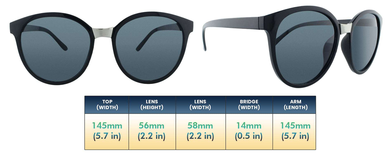 Vickie - Polarized Oversized Fashion