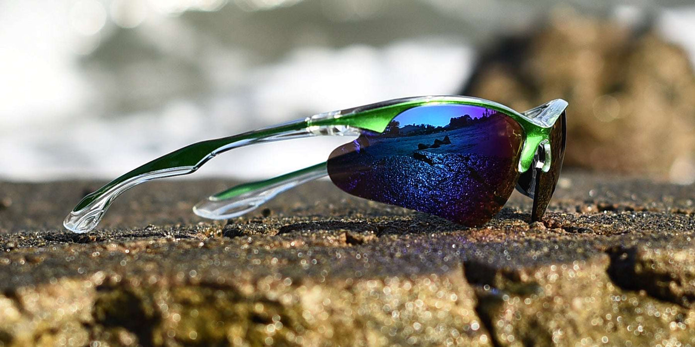 Valance - Polarized Colorful Sports Blade White (Smoked)