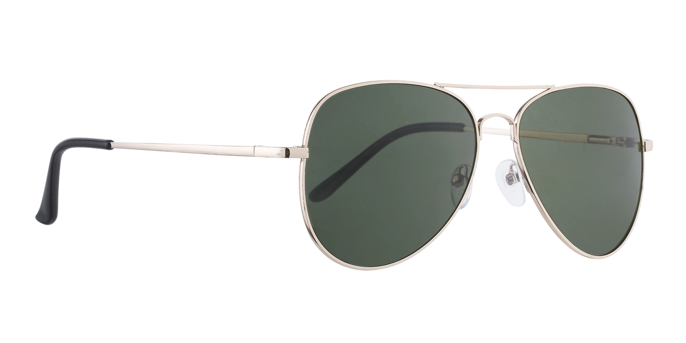 Propeller - Classic Aviator Gold with Black Tips (Smoked)