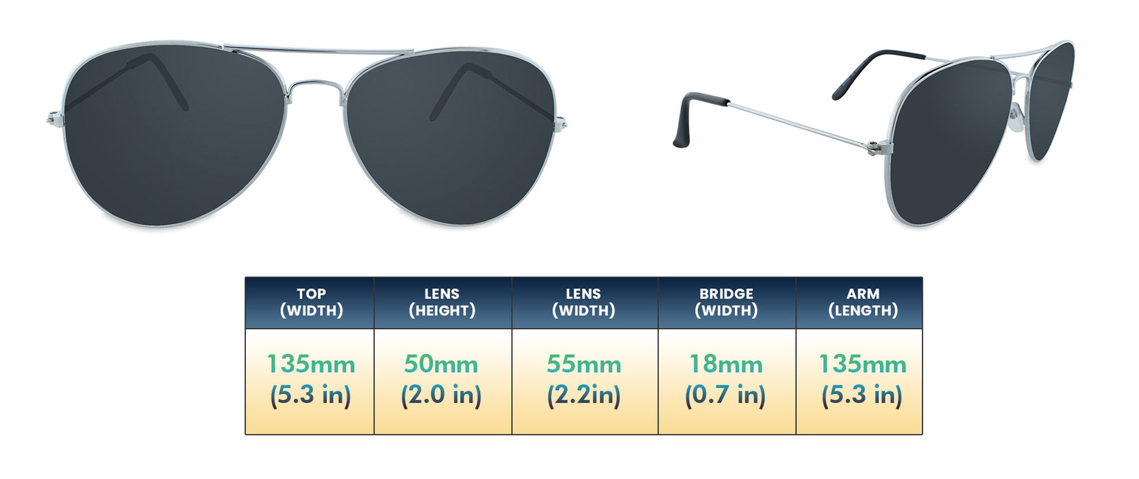 Flyover - Flat Lens Aviator Silver (Silver Mirror)