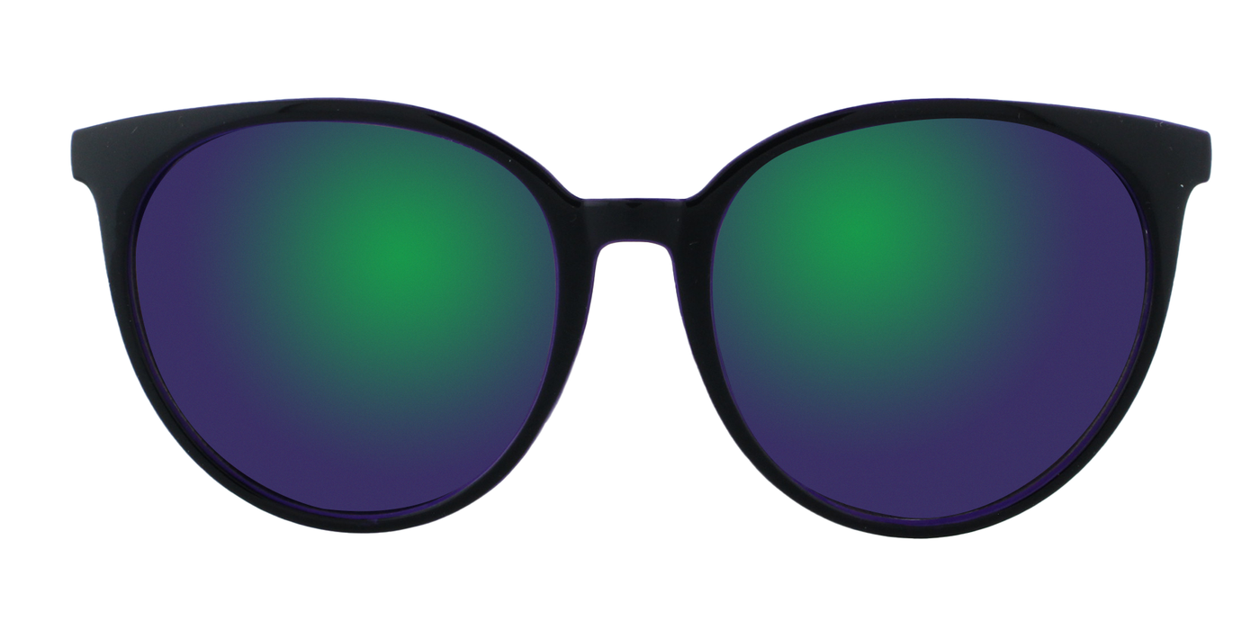 Paige - Polarized Classic Fashion Purple/Black (Blue Mirror)