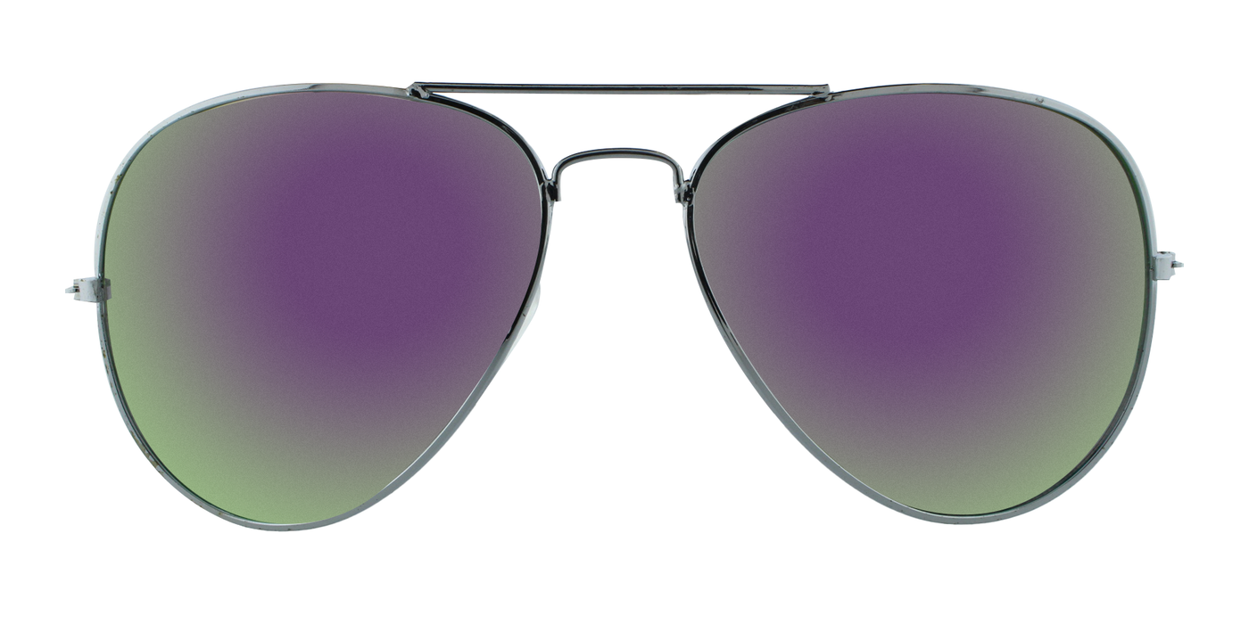 Sunset -  Polarized Classic Aviator (Purple Mirror)