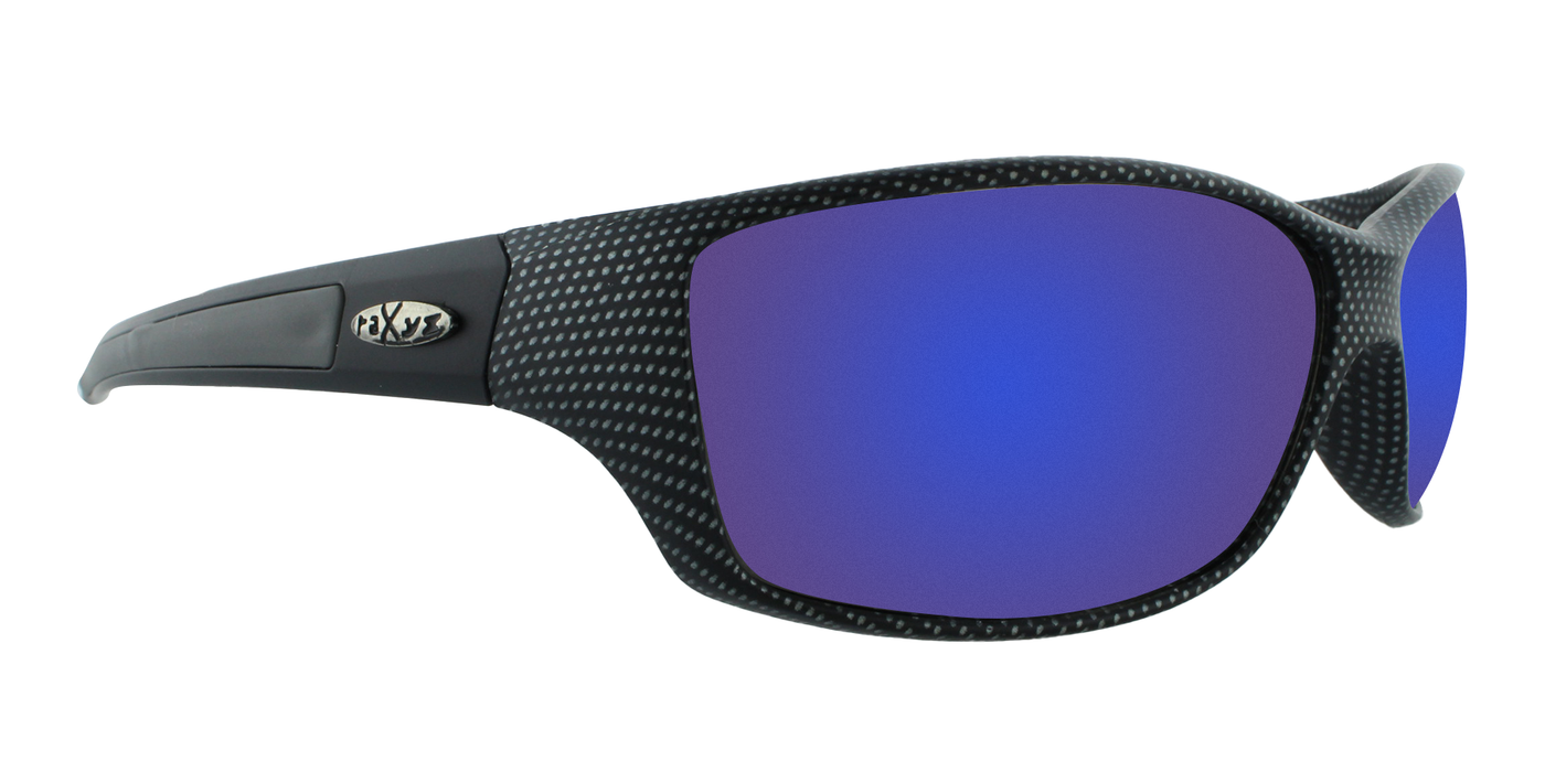 Script - Polarized Sports Wrap Black Frame with Graphite (Ice Mirror)