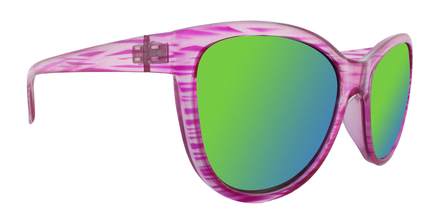 Silhouette - Polarized Classic Fashion Translucent Pink (Sunburst Mirror)