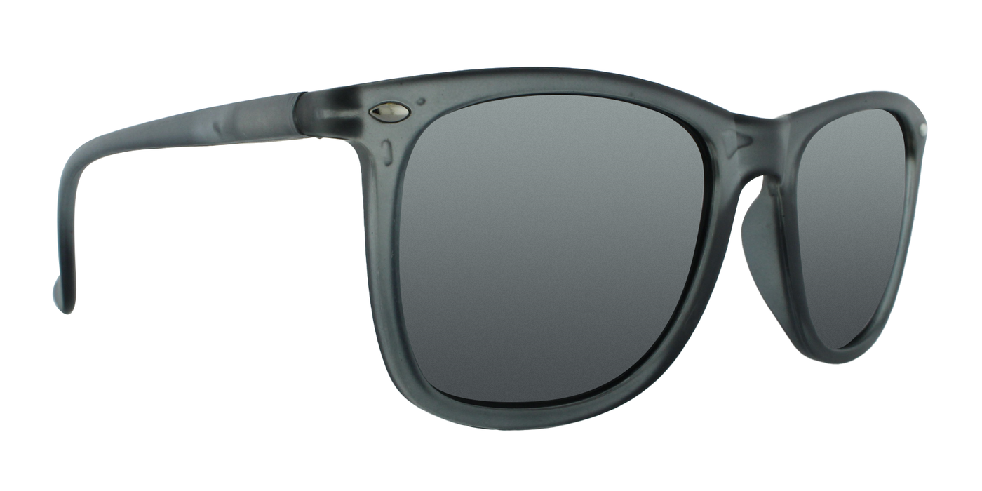 Throwback - Polarized Classic Standard Spring Hinge Iced Charcoal (Silver Mirror)