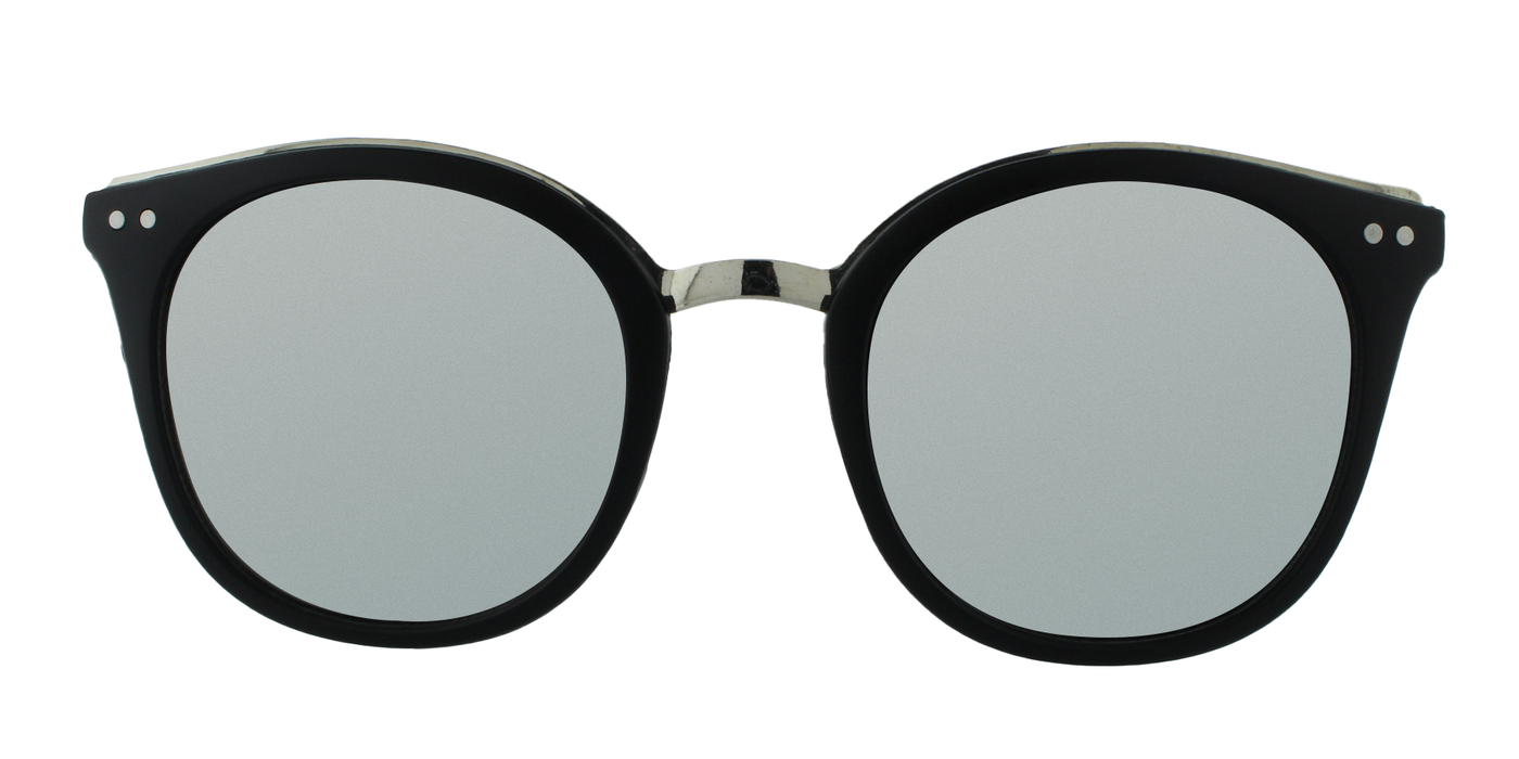 Flair - Polarized Classic Fashion Black (Silver Mirror)