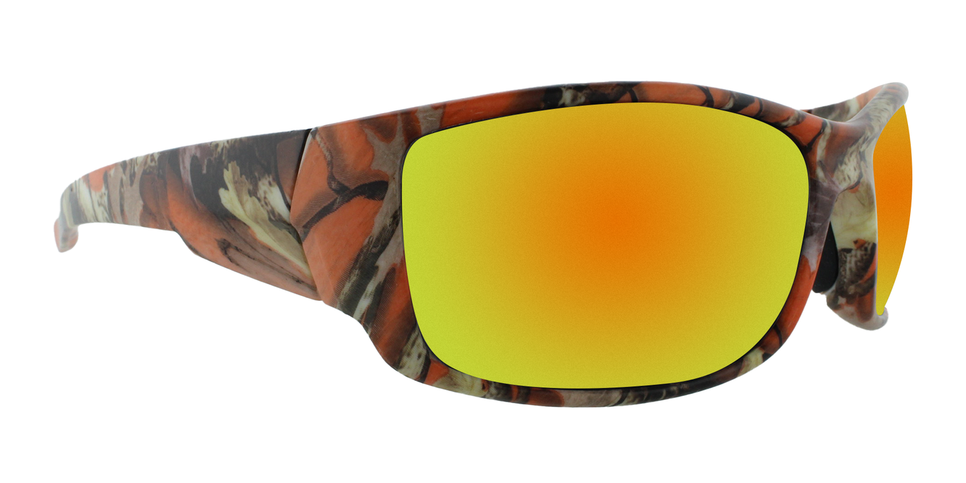 Trapper - Sports Wrap Bright Orange Camo (Sunburst Mirror)