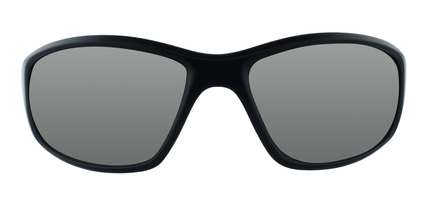 Wheeler - Polarized Sports Wrap with Black/Midnight Frame (Silver Mirror)