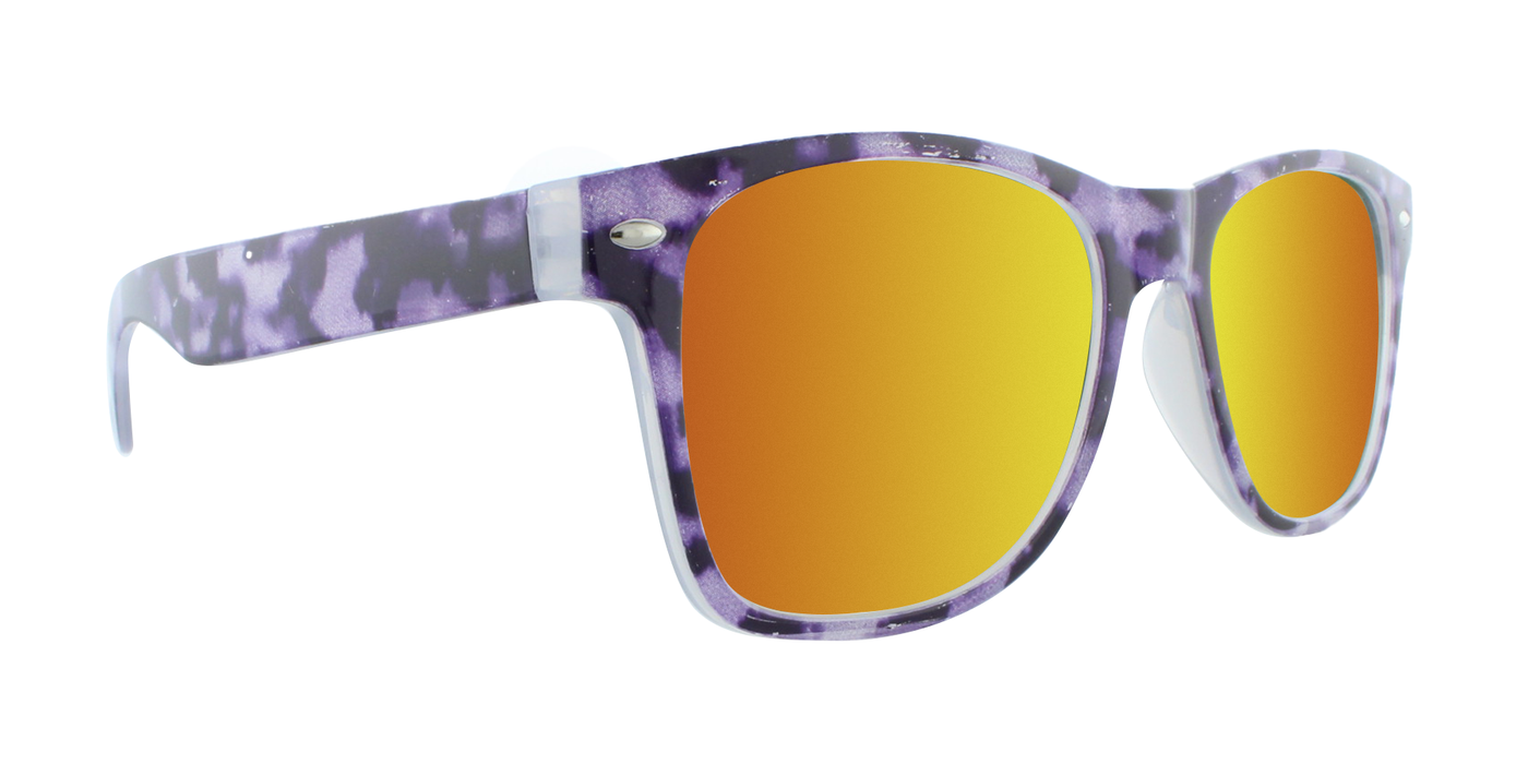 Ripple - Polarized Retro Print Purple Marble (Purple Mirror)