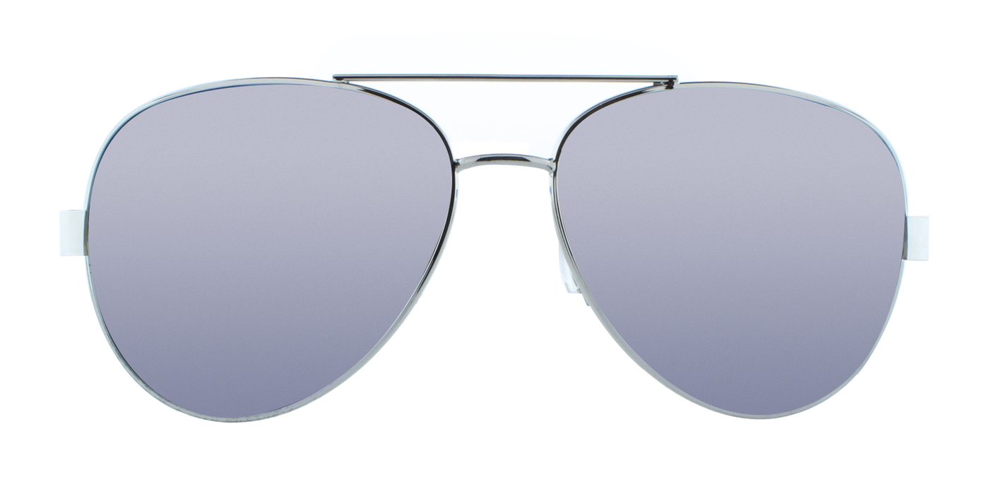 Solace - Fashion Aviator with Blue Matte Finish (Blue Mirror)