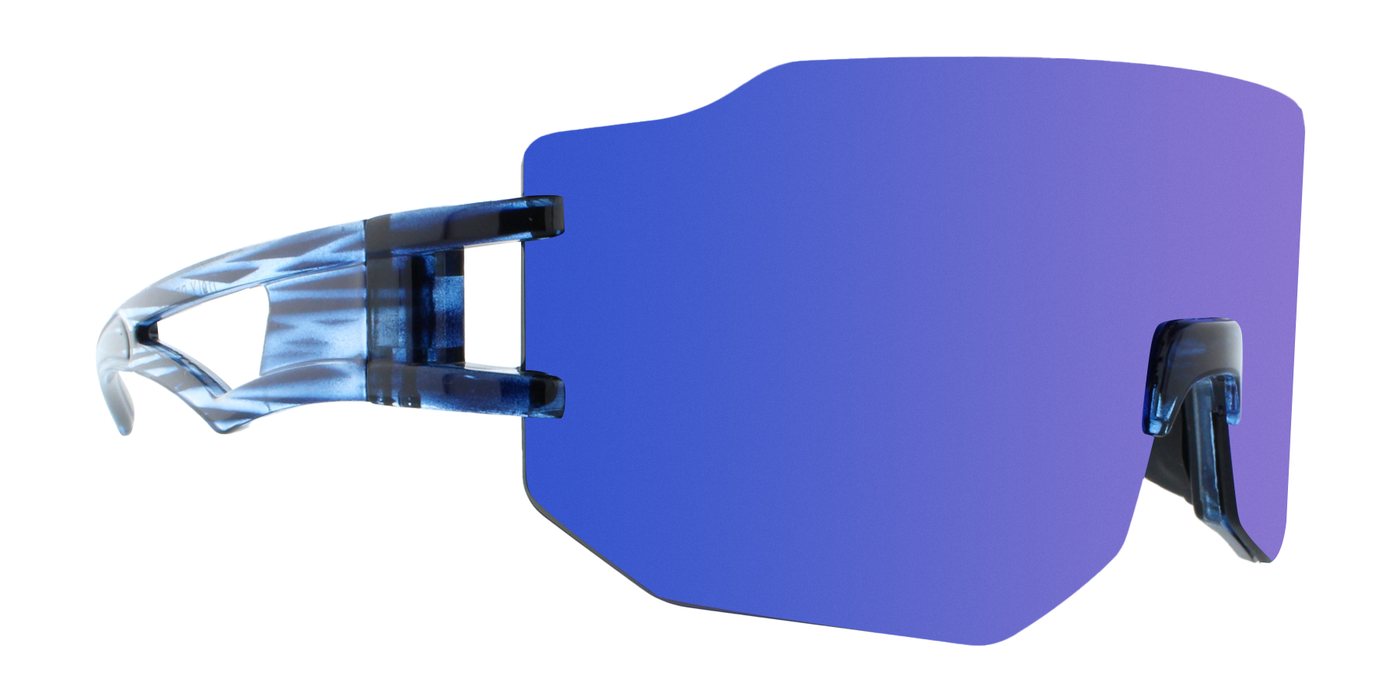 Colubrid - Oversized Sports Blade Blue (Blue Mirror)