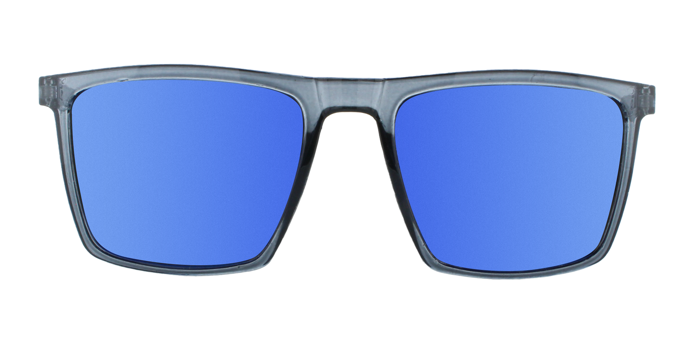 Helix - Polarized Charcoal Translucent (Blue Mirror)